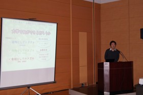 江角准教授による講演