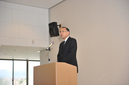 服部新学長就任式１