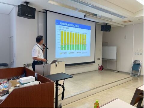 野津主席研究員（農技センター）の講演