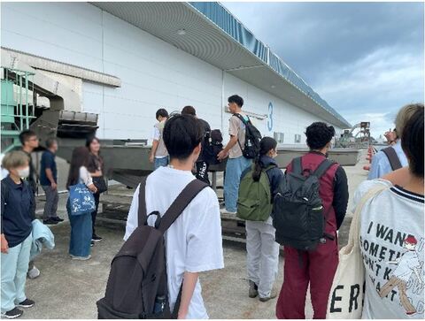 浜田漁港施設の見学