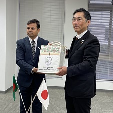 大谷副学長表敬訪問