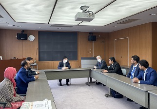 上野学部長表敬訪問