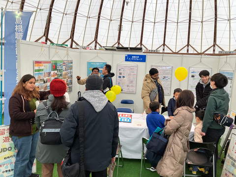 ナノテク研究グループ出展ブースの様子