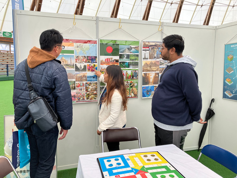 ナノテク研究グループ出展ブースの様子