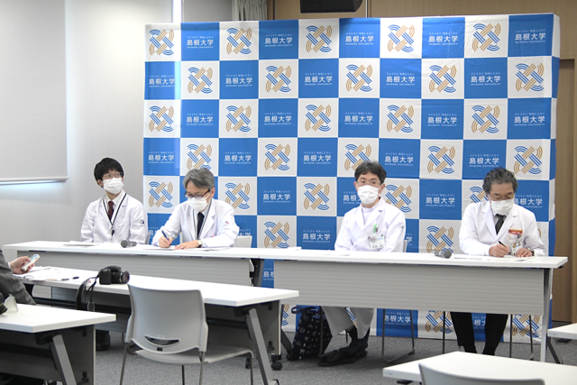 記者会見の様子(心臓血管外科) 記者会見の様子(心臓血管外科)