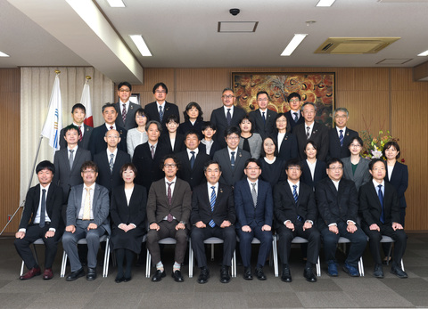 永年勤続表彰集合写真