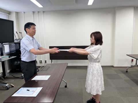 学生広報サポーター委嘱式②