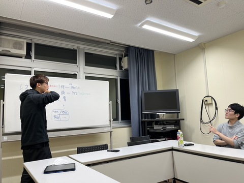 クリスマス会に向けた準備の様子
