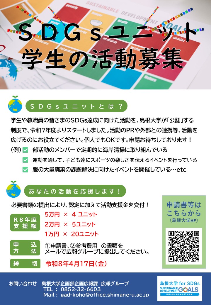 R8ユニット募集ポスター R8ユニット募集ポスター