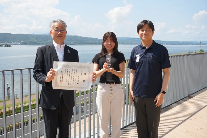 藤原咲歩さん松江市長表敬訪問5
