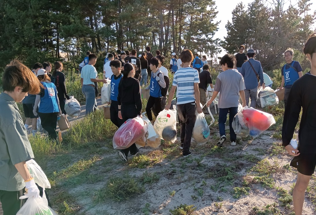 ed-54 全日本学生選抜ゴミ拾いフェスティバル in 弓ヶ浜